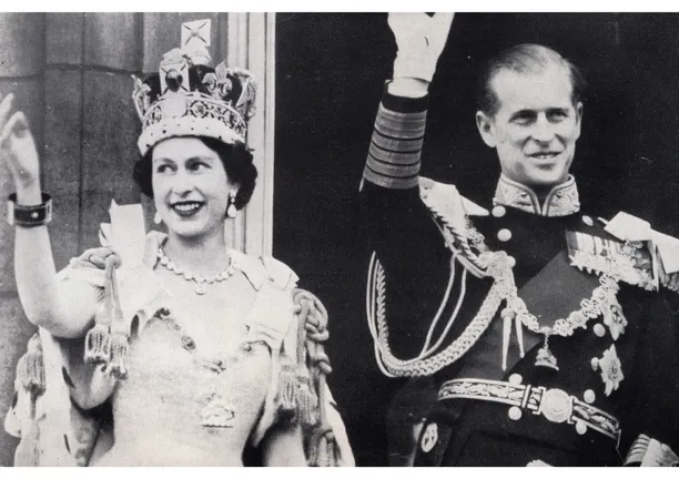 Her Majesty The Queen II's coronation at Westminster Abbey in London.